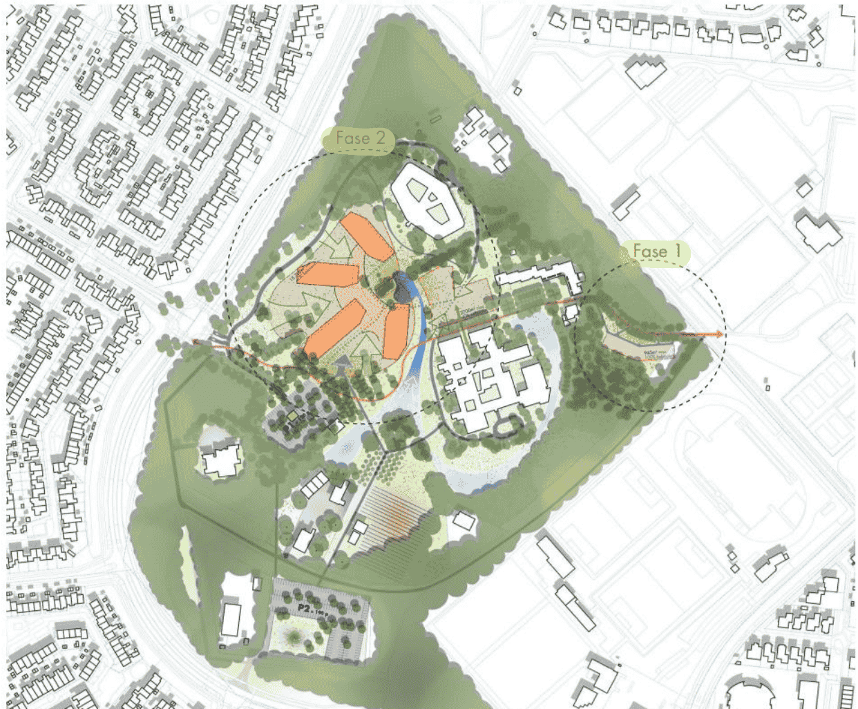 Fase 1 en fase 2 in de omgeving